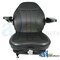 A & I Products High Back Industrial Seat w/ Suspension, Slide Track & Armrests, Black Vinyl 25" x17.5" x19.5" A-HIS360 - alternate 2